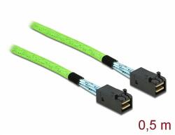 Delock PCI Express kábel Mini SAS HD SFF-8673 - SFF-8673 csatlakozókkal, 0, 5 m (86624) - dellaprint