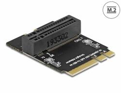 Delock Adapter M. 2 kulcs A+E apa - M kulcs csatlakoztató karral megdöntött (64137)