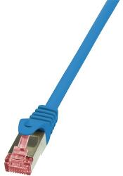 LogiLink CAT6 S/FTP Patch Cable PrimeLine AWG27 PIMF LSZH blue 0, 25m (CQ2016S)