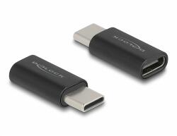 Delock Adapter SuperSpeed USB 10 Gb/s (USB 3.2 Gen 2) USB Type-C dugasz-alj portkímélő fekete (60034)
