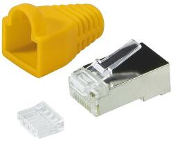LogiLink Modular Plug RJ45 Cat. 6 STP, yellow, 100pcs (MP0022Y)