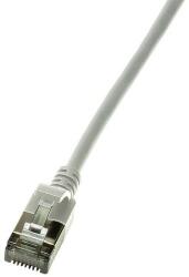 LogiLink Patch cable Cat. 6A STP TPE SlimLine grey 5, 0m (CQ9072S)
