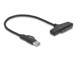 Delock USB - SATA 6 Gb/s átalakító USB Type-C vagy A-típusú USB konnektorral (61042)