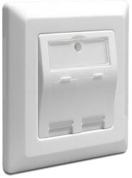 Delock Keystone 2 portos fali aljzat (86202)