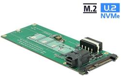 Delock Átalakító U. 2 SFF-8639 / SFF-8643 NVMe > 1 x M. 2 M aljzat (62945) - dellaprint