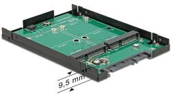 Delock 22 pol. SATA > 2db mSATA 2.5" -s átalakító, RAID funkcióval (62594)