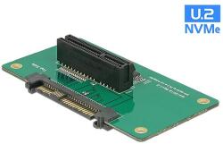 Delock Adapter U. 2 SFF-8639 > PCIe x4 rögzítolemezzel (62863)