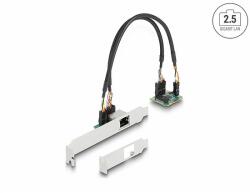 Delock Mini PCIe I/O PCIe teljes méretű 1 x RJ45 2, 5 Gigabit LAN (95271)