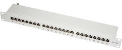 LogiLink Cat. 6A Patch Panel 24-Port STP, grey (NP0060)