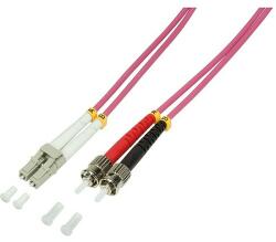 LogiLink Fibre Patch Cord OM4 LC-ST 2, 0m Duplex (FP4LT02)