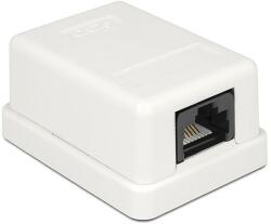 Delock Modular Wall Outlet 1 Port Cat. 6 compact UTP (86248)