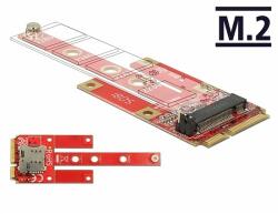 Delock Mini PCIe Átalakító > M. 2 Kulcs B rés + Micro SIM rés (63384)