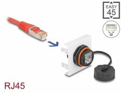 Delock Easy 45 Modul Network RJ45 Cat. 6A, 45 x 45 mm (81411)