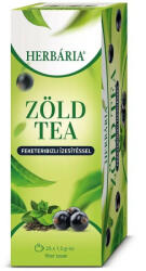Herbária Zöld tea feketeribizli - 25 filter - bio
