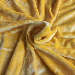 4-Home Cearșaf de pat micropluș galben, 90 x 200 cm, 90 x 200 cm