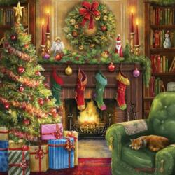 Bluebird Puzzle 90540 - Christmas Evening - 1000 db-os puzzle