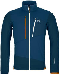 ORTOVOX Fleece Grid Jacket M Mărime: M / Culoare: albastru închis