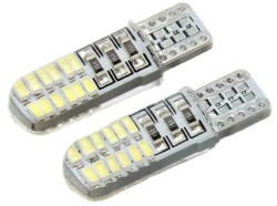 Autolife SMD-W07873 T10-24SMD Led CANBUS - fehér - 12-24V (19155) - olaj