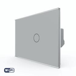 LIVOLO Intrerupator Simplu Wi-Fi cu Touch LIVOLO din Sticla, Standard Italian - Serie Noua - culoare gri
