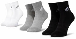 adidas Set de 3 perechi de șosete medii unisex adidas Ligth Crew 3Pp DZ9392 Mgreyh/White/Black Bărbați