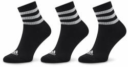 adidas Șosete Medii Unisex adidas 3-Stripes Cushioned Sportswear Mid-Cut Socks 3 Pairs IC1317 Negru