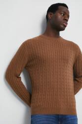 MEDICINE pamut pulóver könnyű, férfi, barna - barna XXL