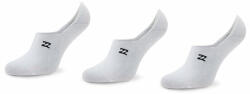 Billabong Set de 3 perechi de șosete scurte pentru bărbați Billabong Core No Show Z5SO07BIF1 Alb Bărbați