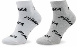 PUMA Set de 2 perechi de șosete lungi unisex Puma 907948 02 White/Grey/Black Bărbați