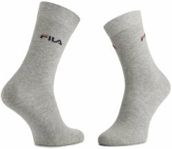 Fila Set de 3 perechi de șosete medii unisex Fila F9630 Grey 400 Bărbați