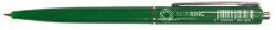 BLUERING Golyóstoll 0, 8mm, nyomógombos műanyag zöld test, Bluering® Z3, írásszín zöld (BR8976985TAR) - tintasziget