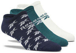 Reebok Șosete Scurte Unisex Reebok Classics Invisible Socks 3 Pairs H47529 Verde