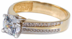 Ékszershop Bicolor eljegyzési arany gyűrű (1238585)