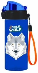 KARTON P+P farkasos műanyag kulacs 500 ml - Wild Wolf