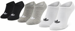 adidas Set de 3 perechi de șosete joase unisex adidas Trefoil Liner FT8524 White/Black