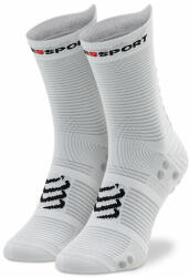 Compressport Șosete Înalte Unisex Compressport Pro Racing Socks V4.0 Run High XU00046B_010 Alb Bărbați