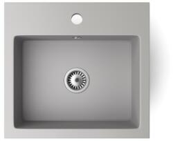  Gránit mosogatótálca - NERO Uno - szürke (NU452-410S-0)