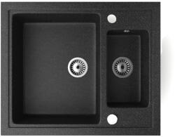 Gránit mosogató - NERO Arriva - szemcsés fekete (A600500C-0)