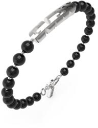  Guess Edgy JUMB04059JWSTBKS férfi karkötő onyx kövekkel JUMB04059JWSTBKS