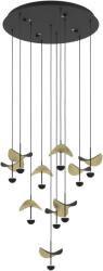 EGLO 390339 Dracera függeszték, arany, 2800 lm, 3000K melegfehér, beépített LED, 10x2, 3W, IP20 (390339)