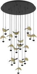 EGLO 390341 Dracera függeszték, arany, 4760 lm, 3000K melegfehér, beépített LED, 17x2, 3W, IP20 (390341)