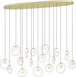 EGLO 390348 Portocolom függeszték, arany, 5950 lm, 3000K melegfehér, beépített LED, 17x3W, IP20 (390348)
