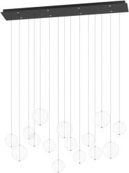 EGLO 390334 Espardello függeszték, fekete, 4080 lm, 3000K melegfehér, beépített LED, 8x5, 4W, IP20 (390334)