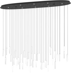 EGLO 390349 Sardenara függeszték, fekete, 4080 lm, 3000K melegfehér, beépített LED, 8x5, 4W, IP20 (390349)