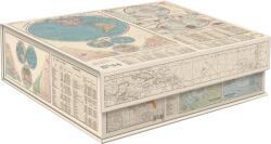  BSB Punch Studio könyv formájú ajándékdoboz (27, 5x34, 5x8, 4 cm) térképes (4) (26262)