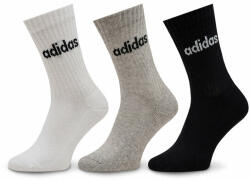 adidas Unisex Magasszárú Zokni adidas Linear Crew Cushioned Socks 3 Pairs IC1302 medium grey heather/white/black M Férfi