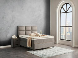 ABC Bedding Relax kárpitozott ágyneműtartós ágy matraccal (ágykeret+matrac) 180x200