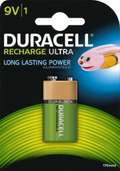 Duracell HR-9V 6F22 170mAh akkumulátor (DURBAT0750)