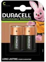 Duracell Újratölthető elemek Duracell Újratölthető R14 3000MAH HR14 Buborékfólia 2 db (DURBAT1740)