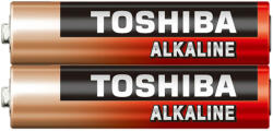 9518 TOSHIBA RED ALKALINE LR03 AAA 1, 5V alkáli elemek FILM 2db (TOSBAT0235)