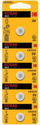 Kodak CR-2016 DL-2016 GOMBGOMB ELEMEK 3V Buborékfólia 5 db (KODBAT1115)